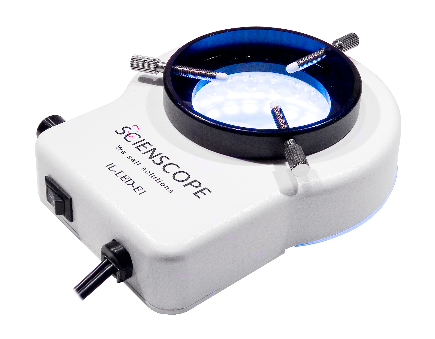 Scienscope IL-LED-E1 LED Ring Light Top Diagonal View